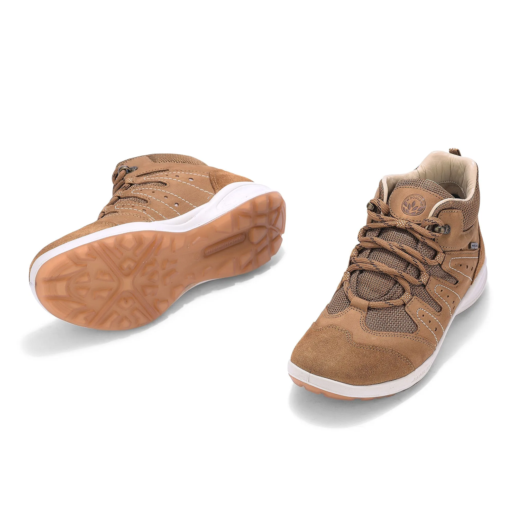 Woodland Camel casual sneakers - Thumbnail 4
