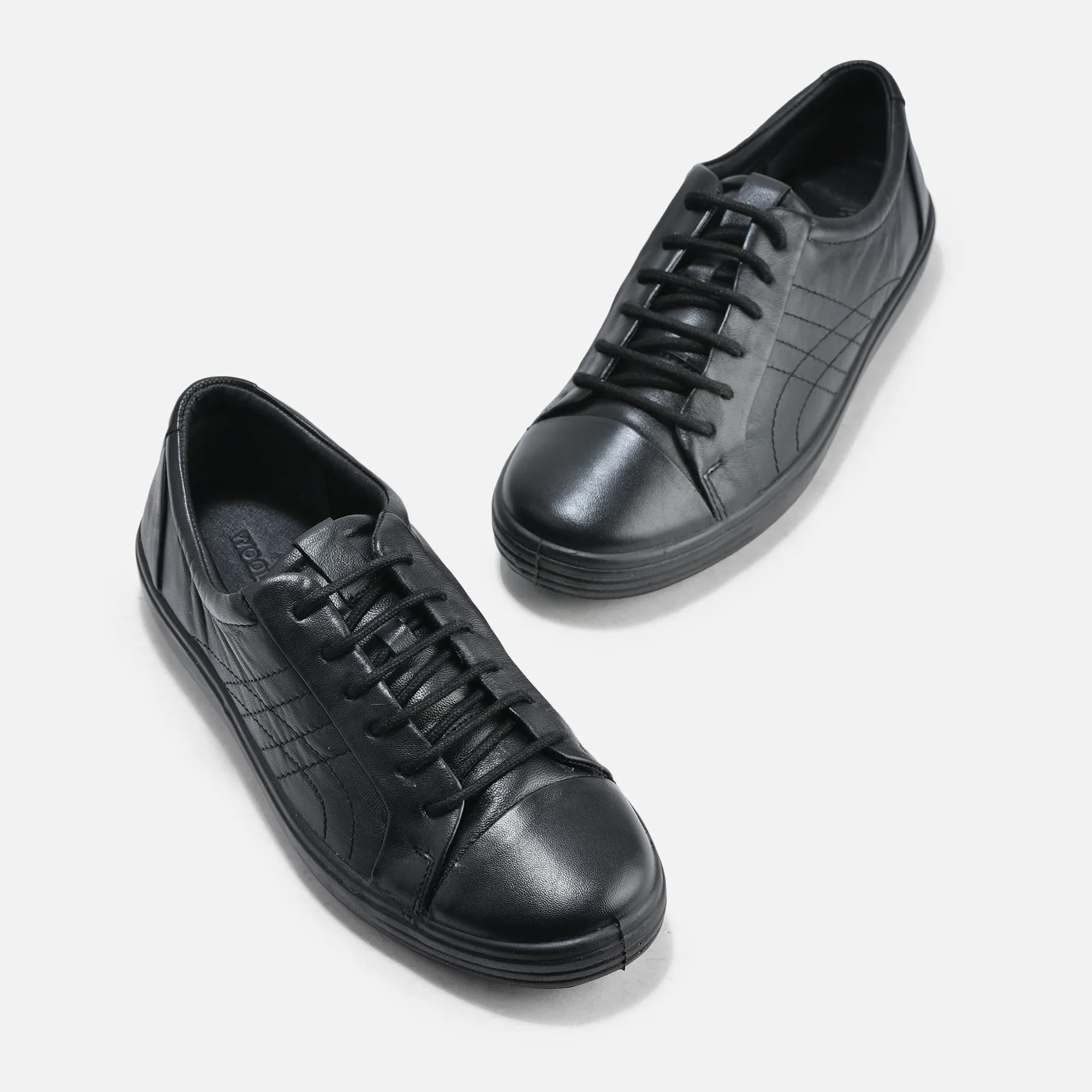 Black Casual Shoes For Ladies - Thumbnail 2