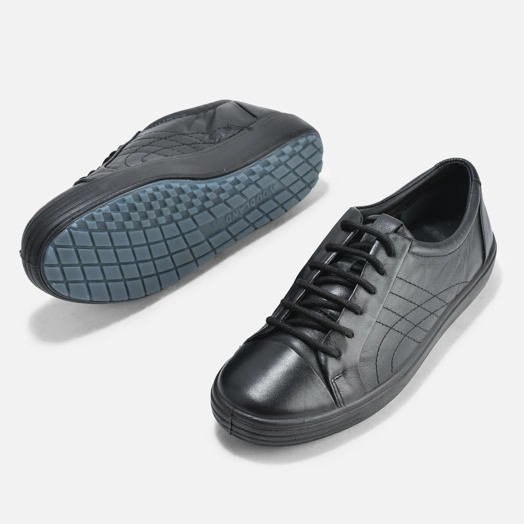 Black Casual Shoes For Ladies - Thumbnail 3