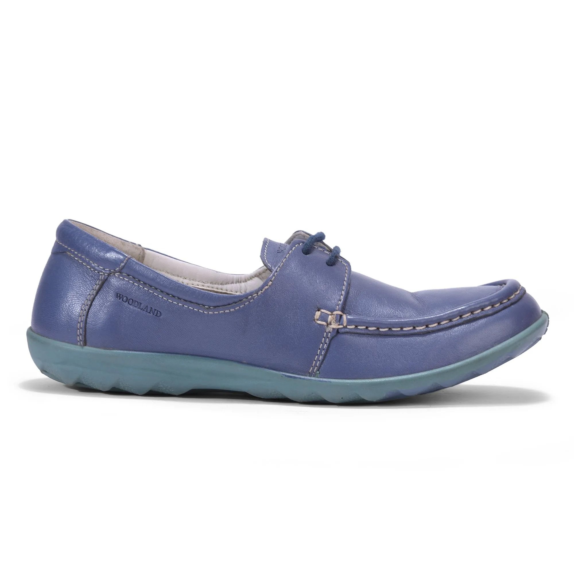 Dusk blue boat shoe for women - Thumbnail 1