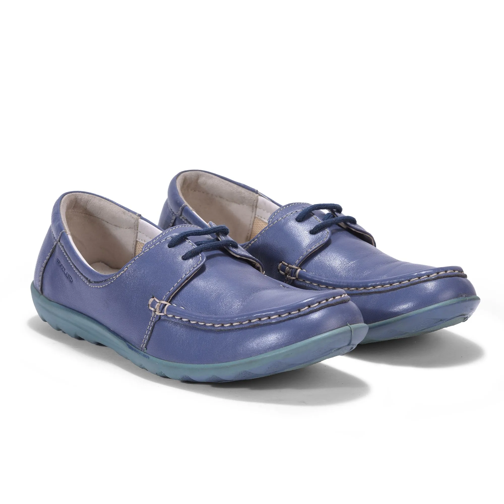 Dusk blue boat shoe for women - Thumbnail 6