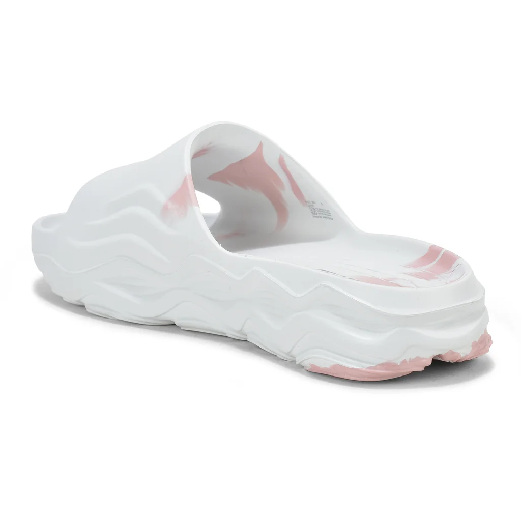 Woodland Women’s Bold White/Orange Flip-Flops - Thumbnail 5