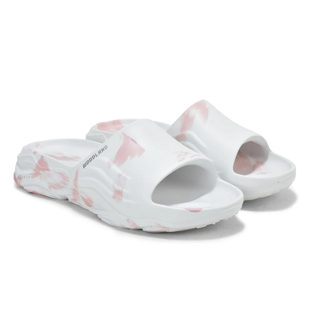 Woodland Women’s Bold White/Orange Flip-Flops - Thumbnail 6