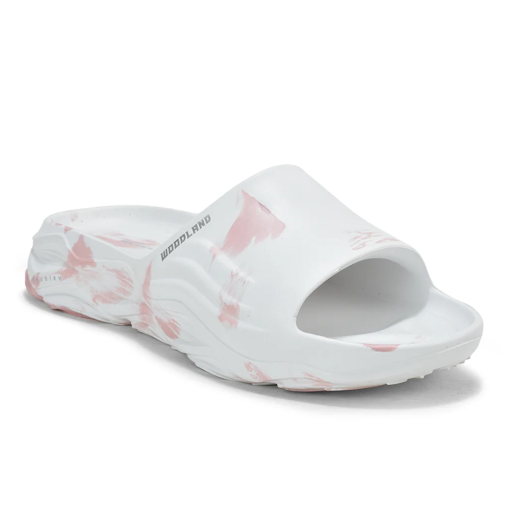 Woodland Women’s Bold White/Orange Flip-Flops - Thumbnail 8