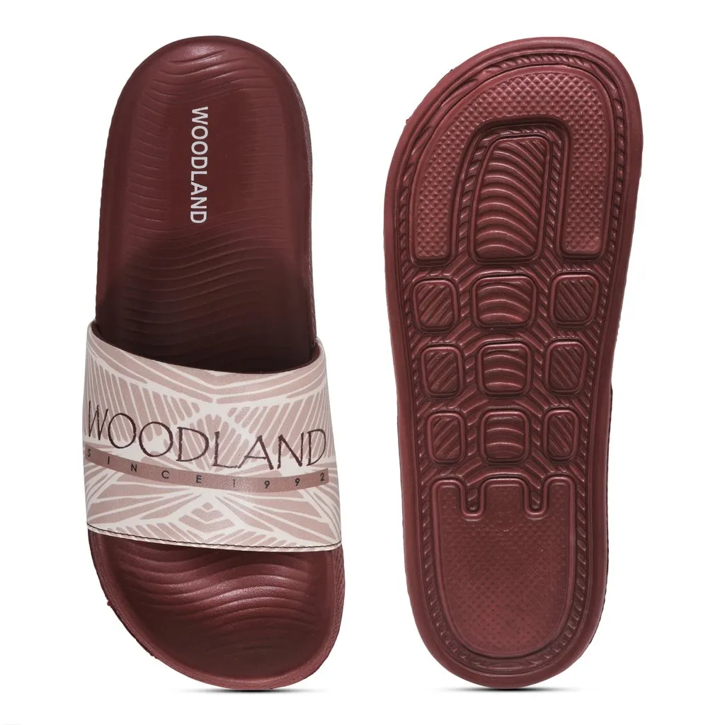 Maroon Slide Sandal for Women - Thumbnail 7