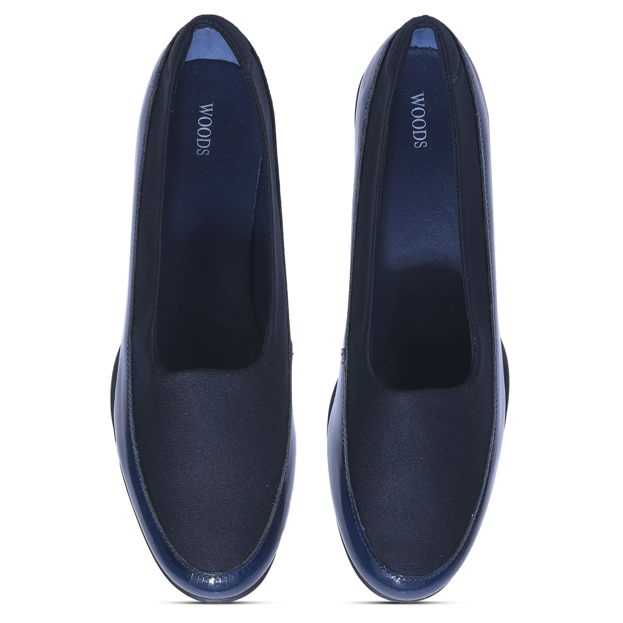 BLUE ballerinas for women - Thumbnail 3
