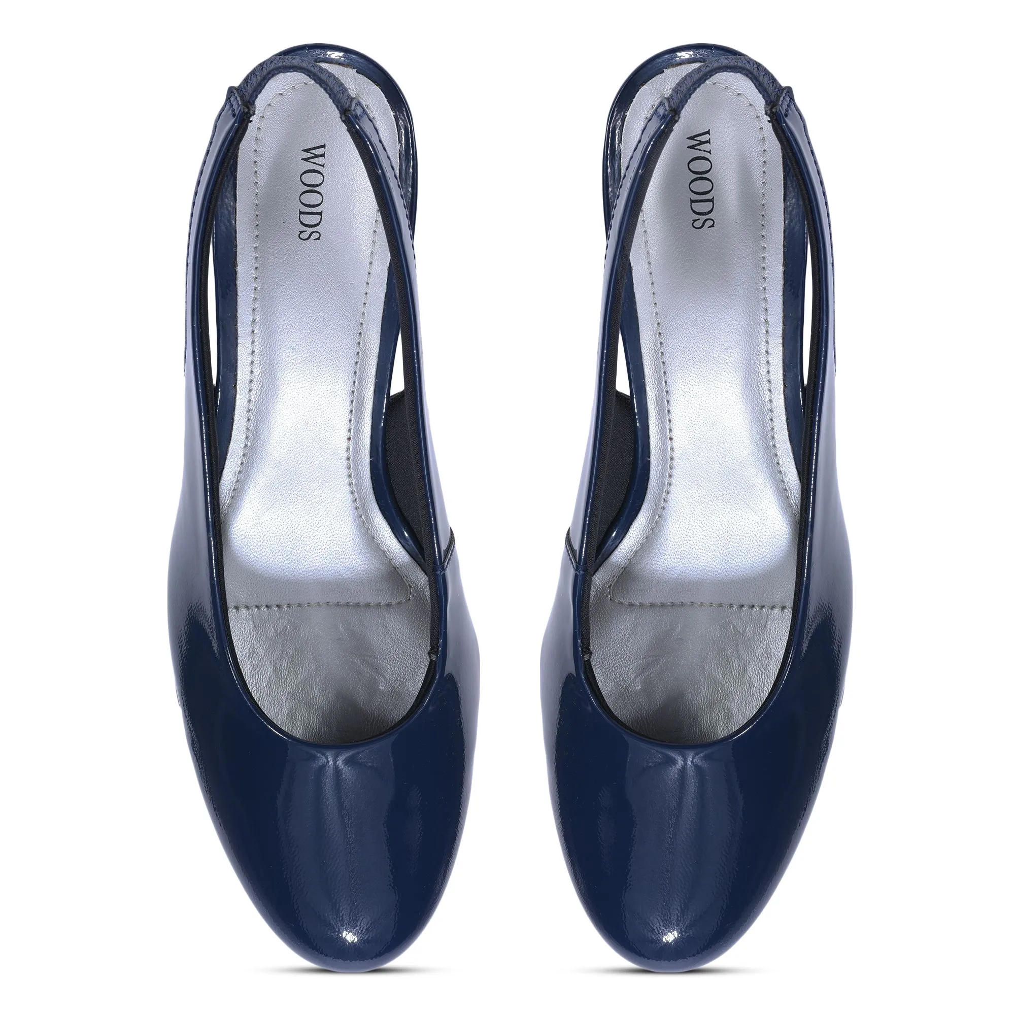 Woods Blue high heel slip-on - Thumbnail 4