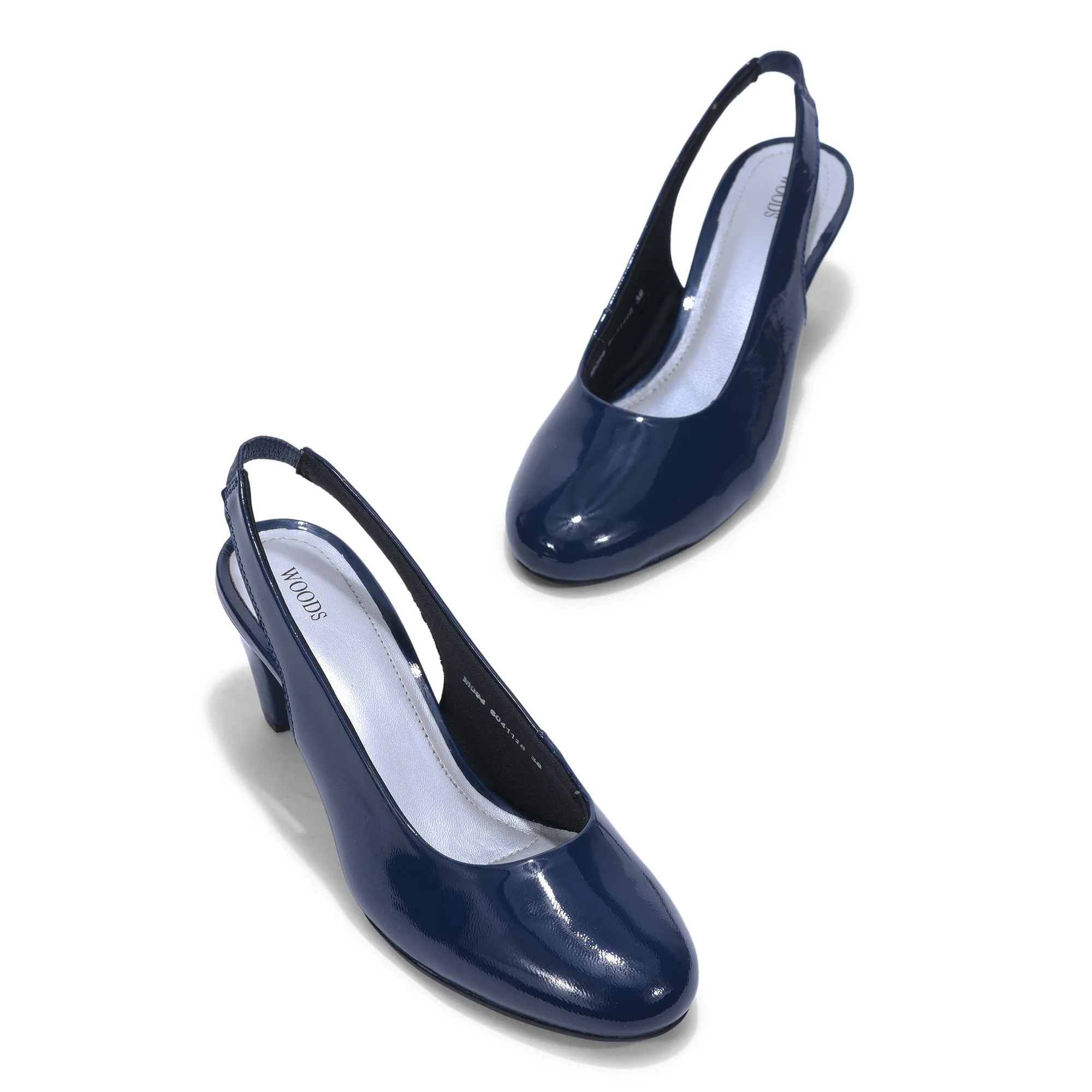 Woods Blue high heel slip-on - Thumbnail 6