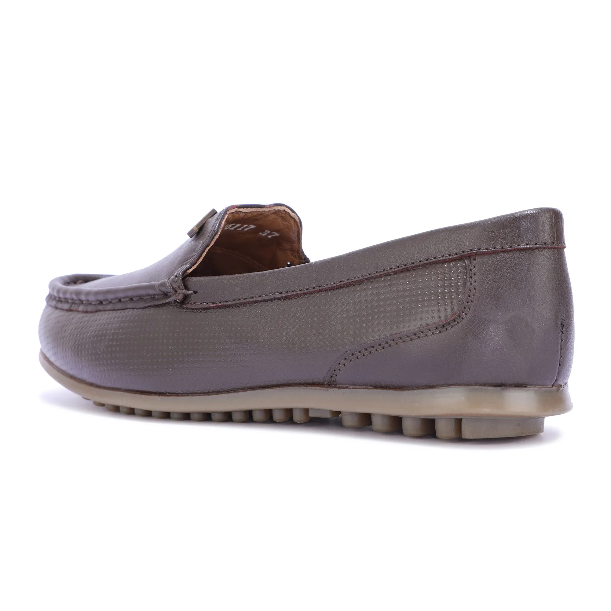 Dark Brown loafers for women - Thumbnail 5