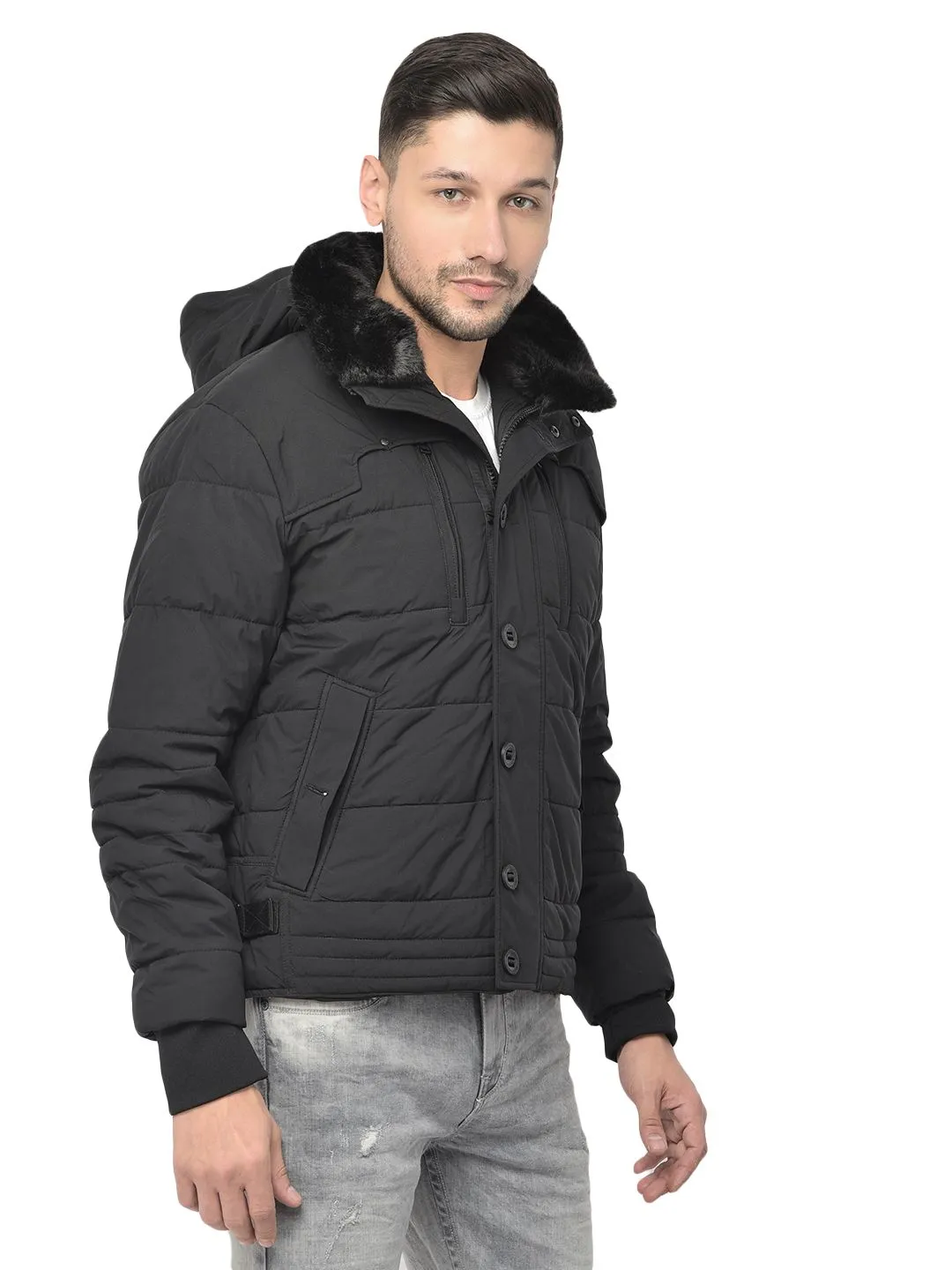 Woodland Black Jacket - Thumbnail 3