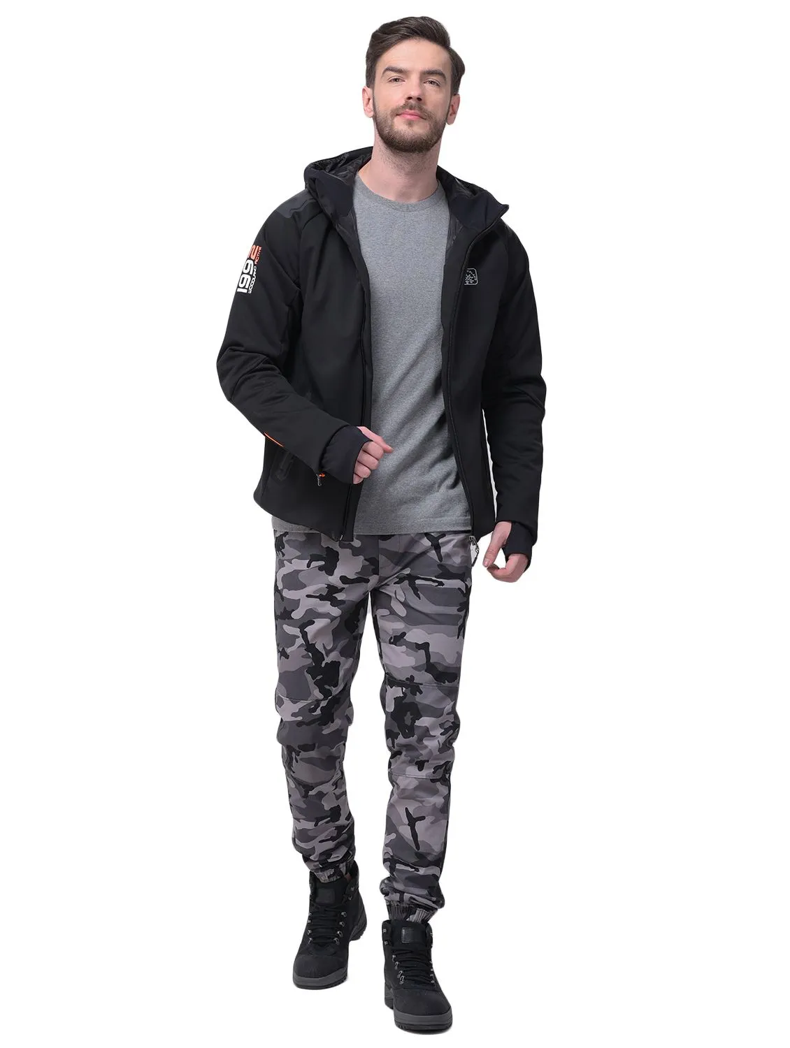 Black jacket for men - Image 1
