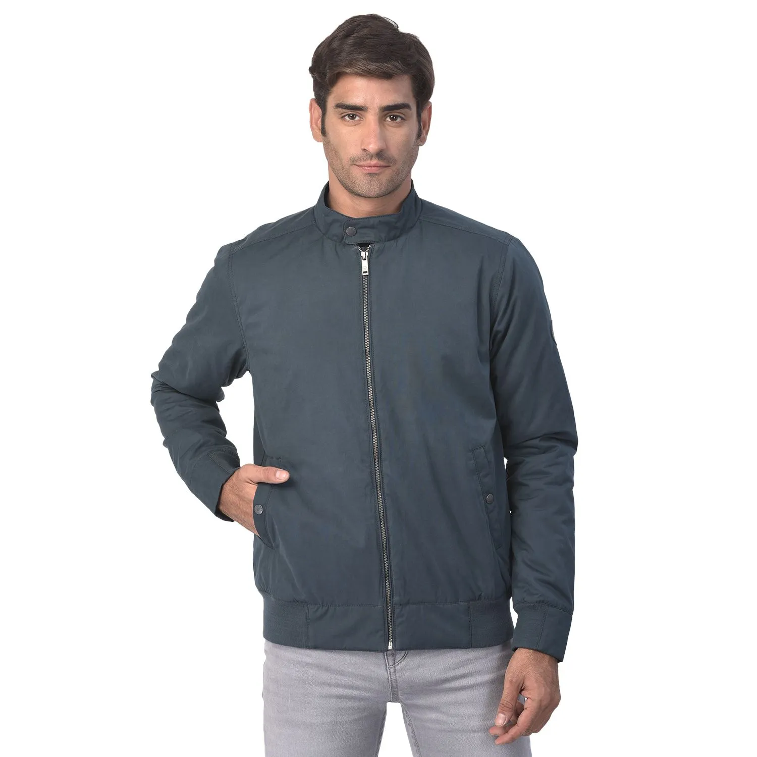 Dark Teal Jacket for men - Thumbnail 1