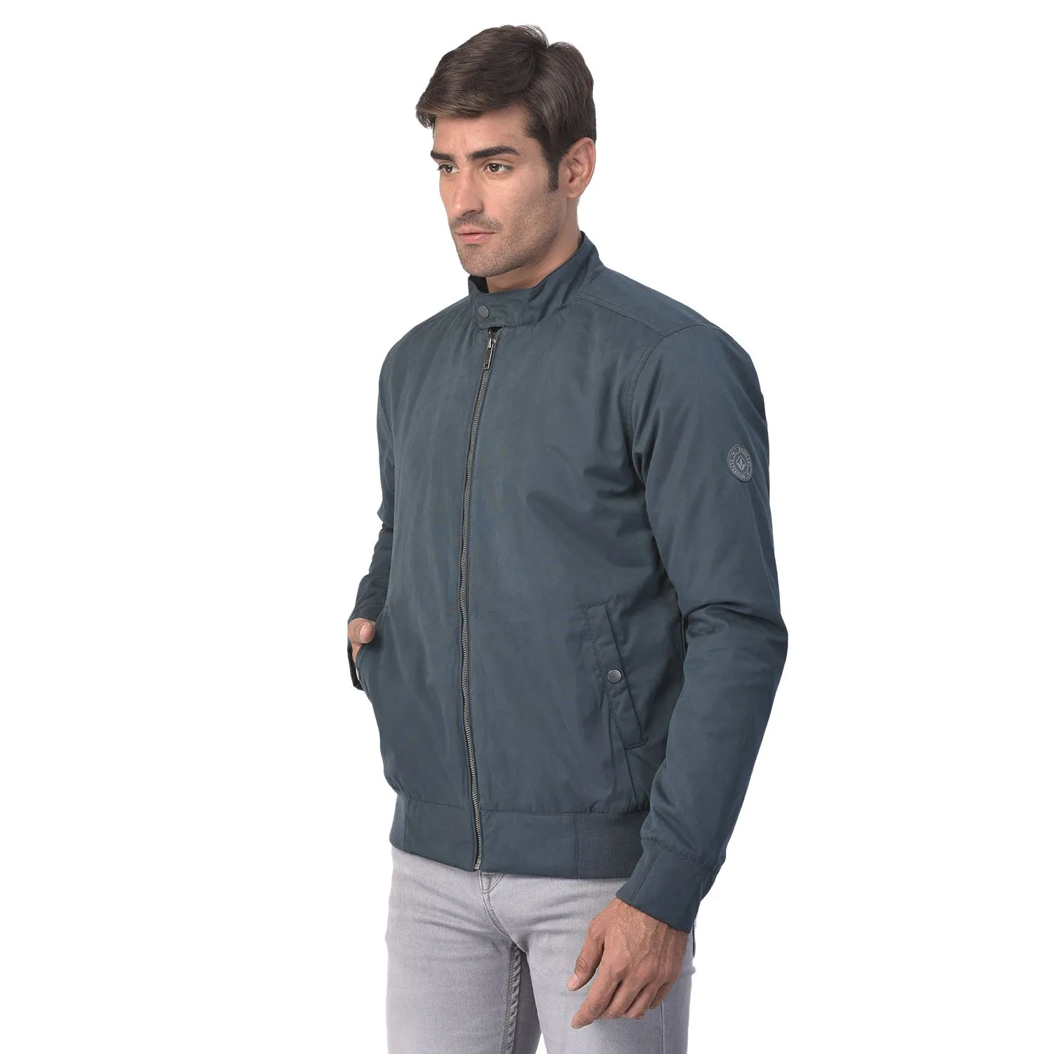 Dark Teal Jacket for men - Thumbnail 4