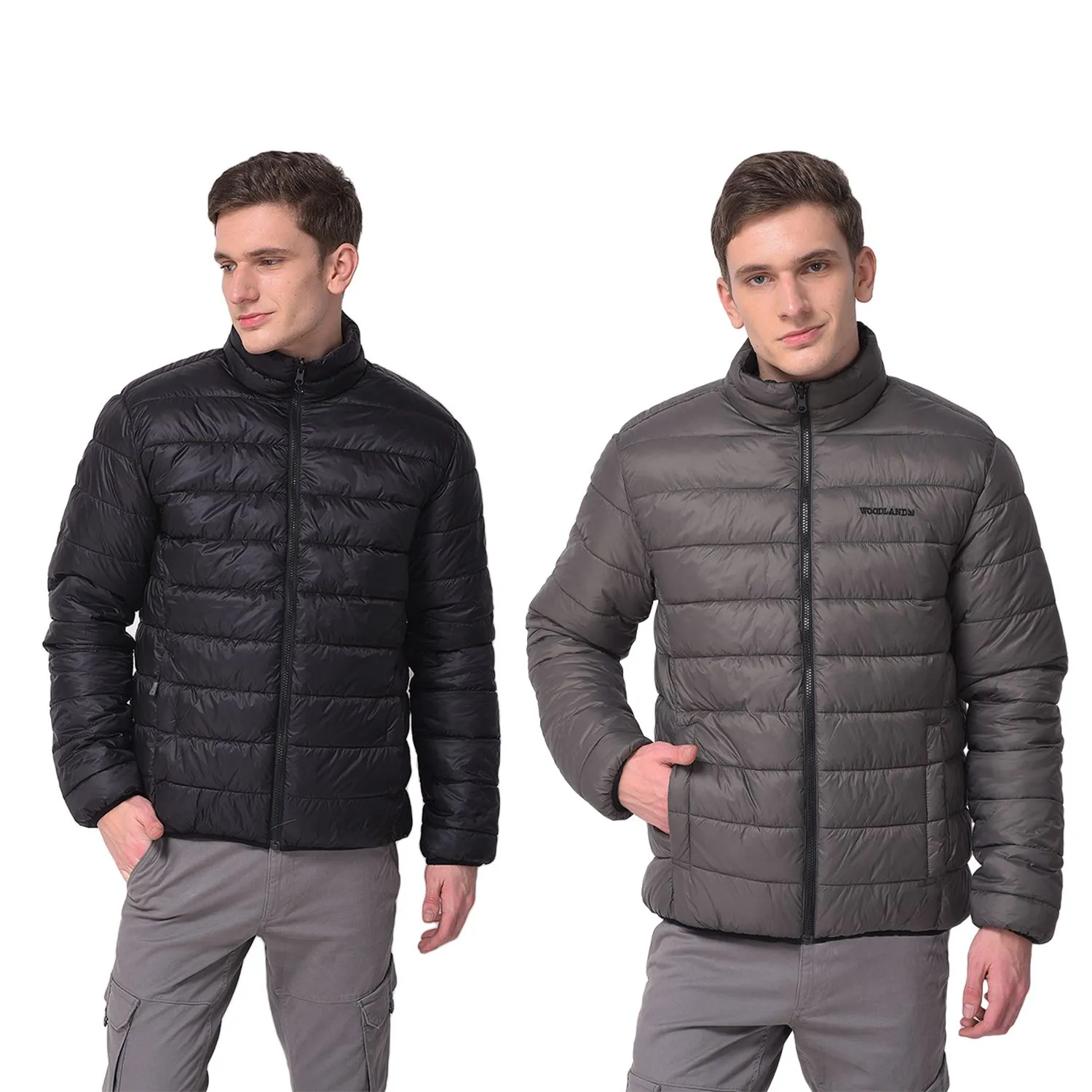 Black and Grey Reversible jacket - Thumbnail 2