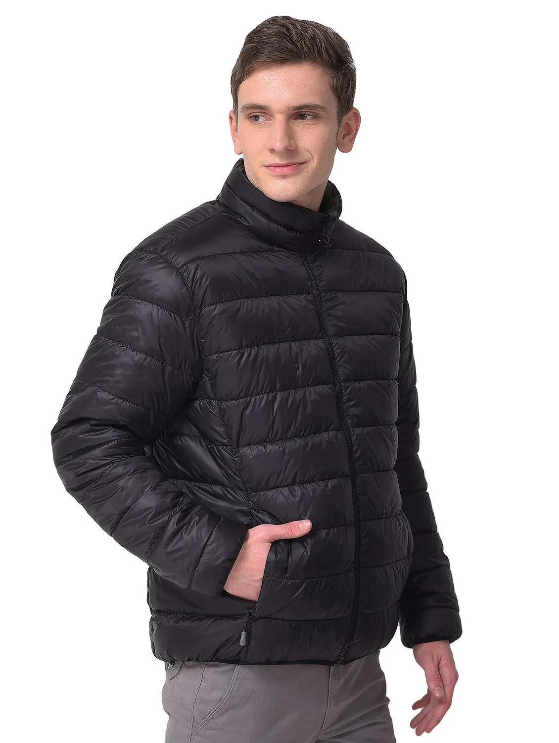 Black and Grey Reversible jacket - Thumbnail 5