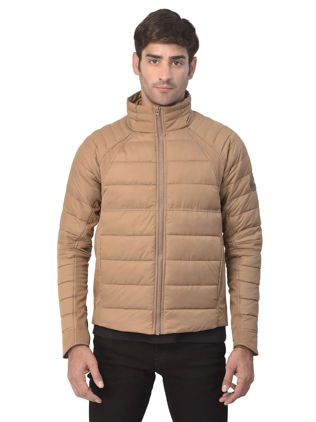 Khaki Jacket for men - Thumbnail 2