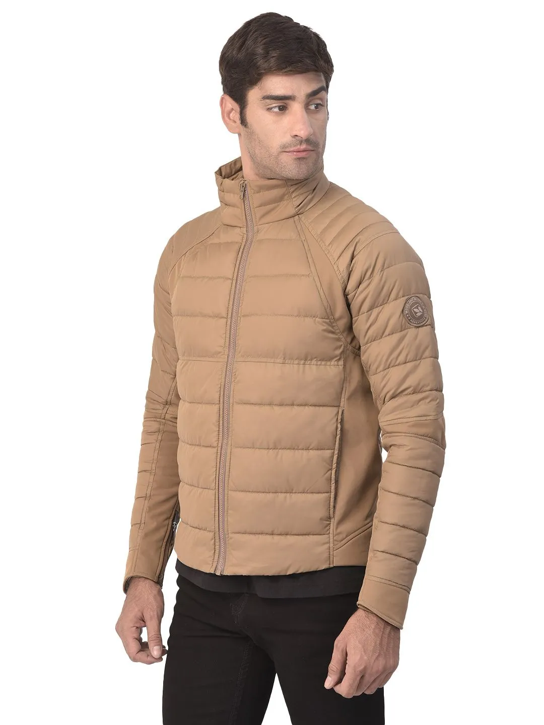 Khaki Jacket for men - Thumbnail 6