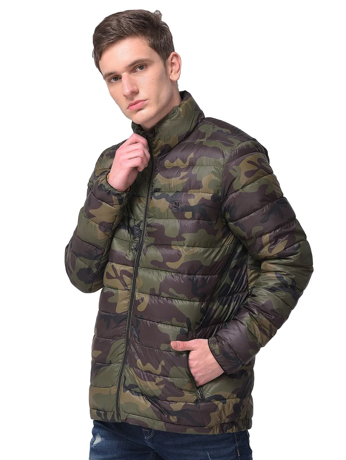 Camouflage green jacket - Thumbnail 4
