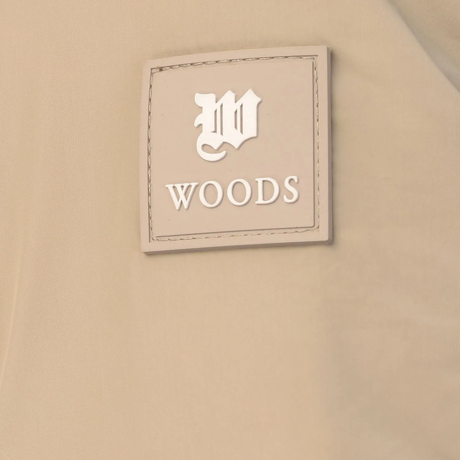 Khaki Quilted Jacket for Men - Thumbnail 3