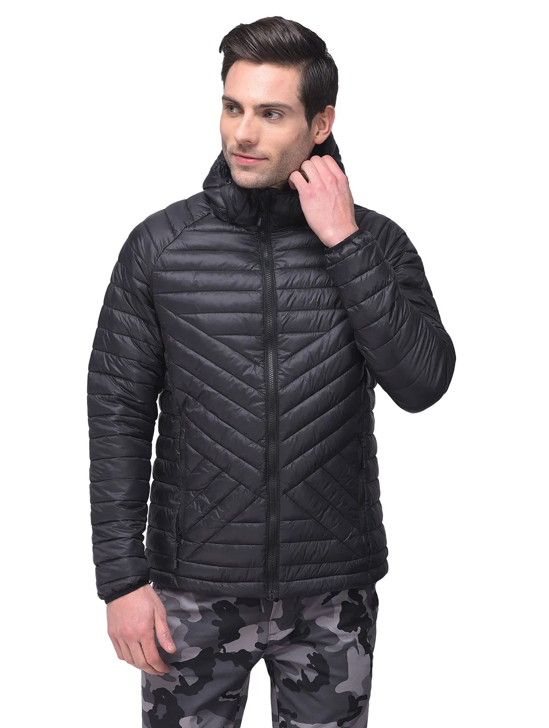 Black quilted jacket - Thumbnail 2