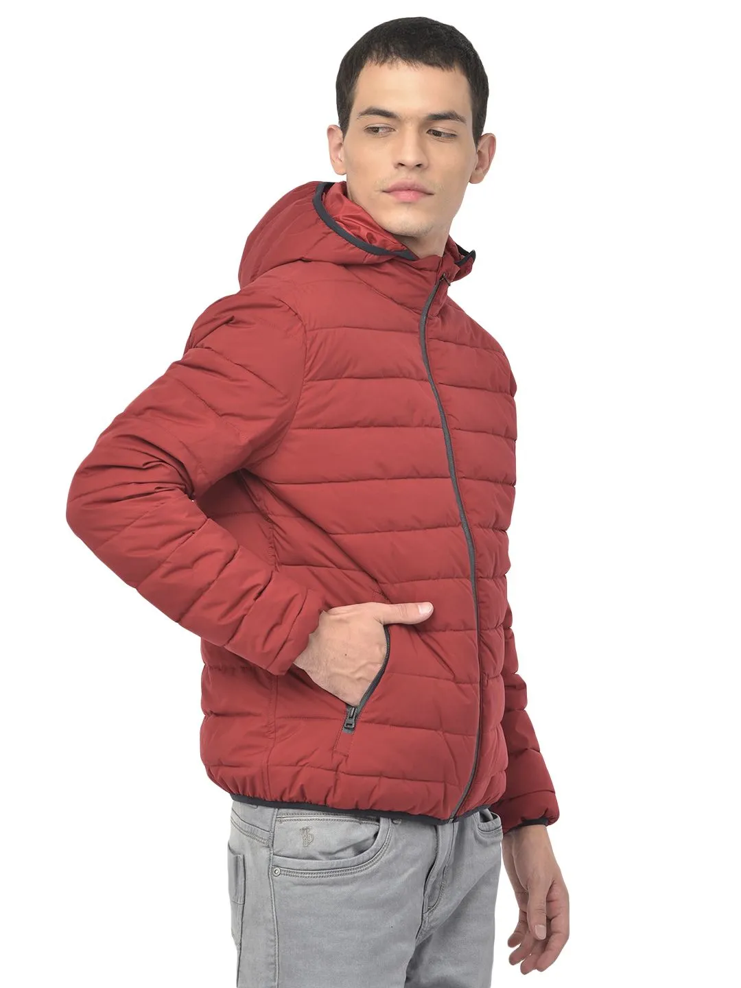 Woodland CHILI RED Hooded Jacket - Thumbnail 3
