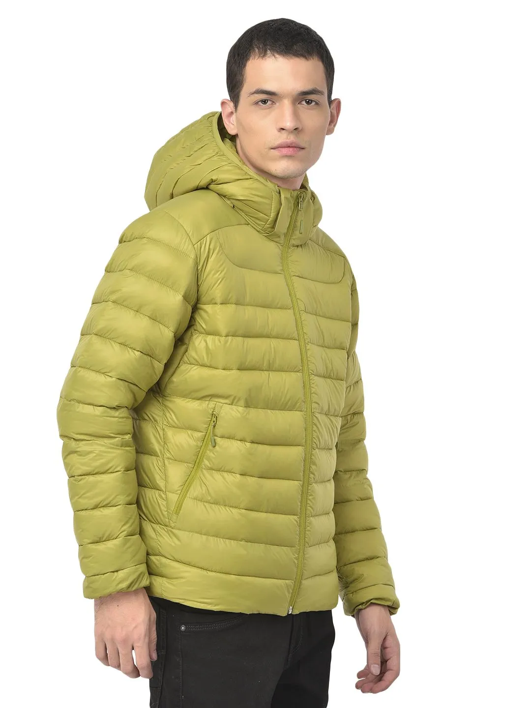 Woodland Olive Green Quilted Jacket - Thumbnail 3