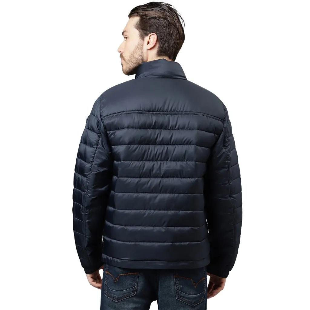 Navy quilted Jacket - Thumbnail 8