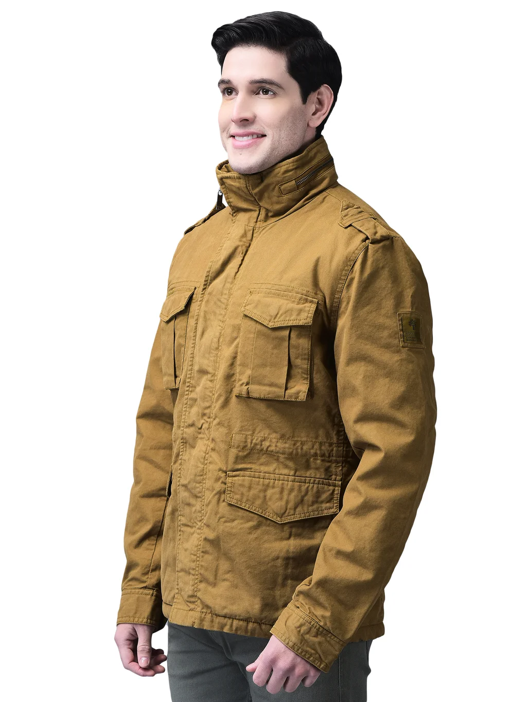 Camel jacket for men - Thumbnail 2