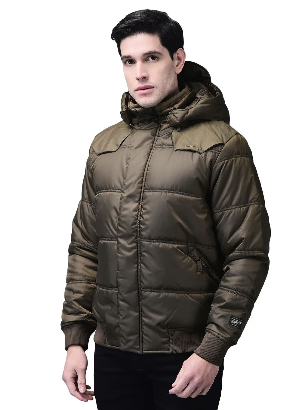 H Gold jacket for men with hood - Thumbnail 2