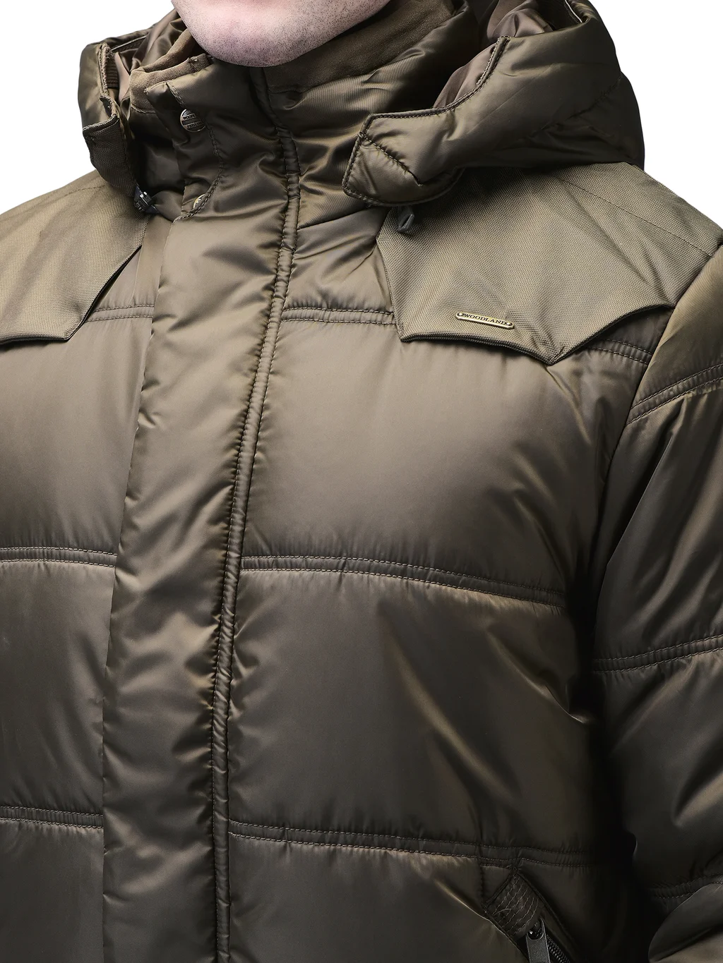 H Gold jacket for men with hood - Thumbnail 4