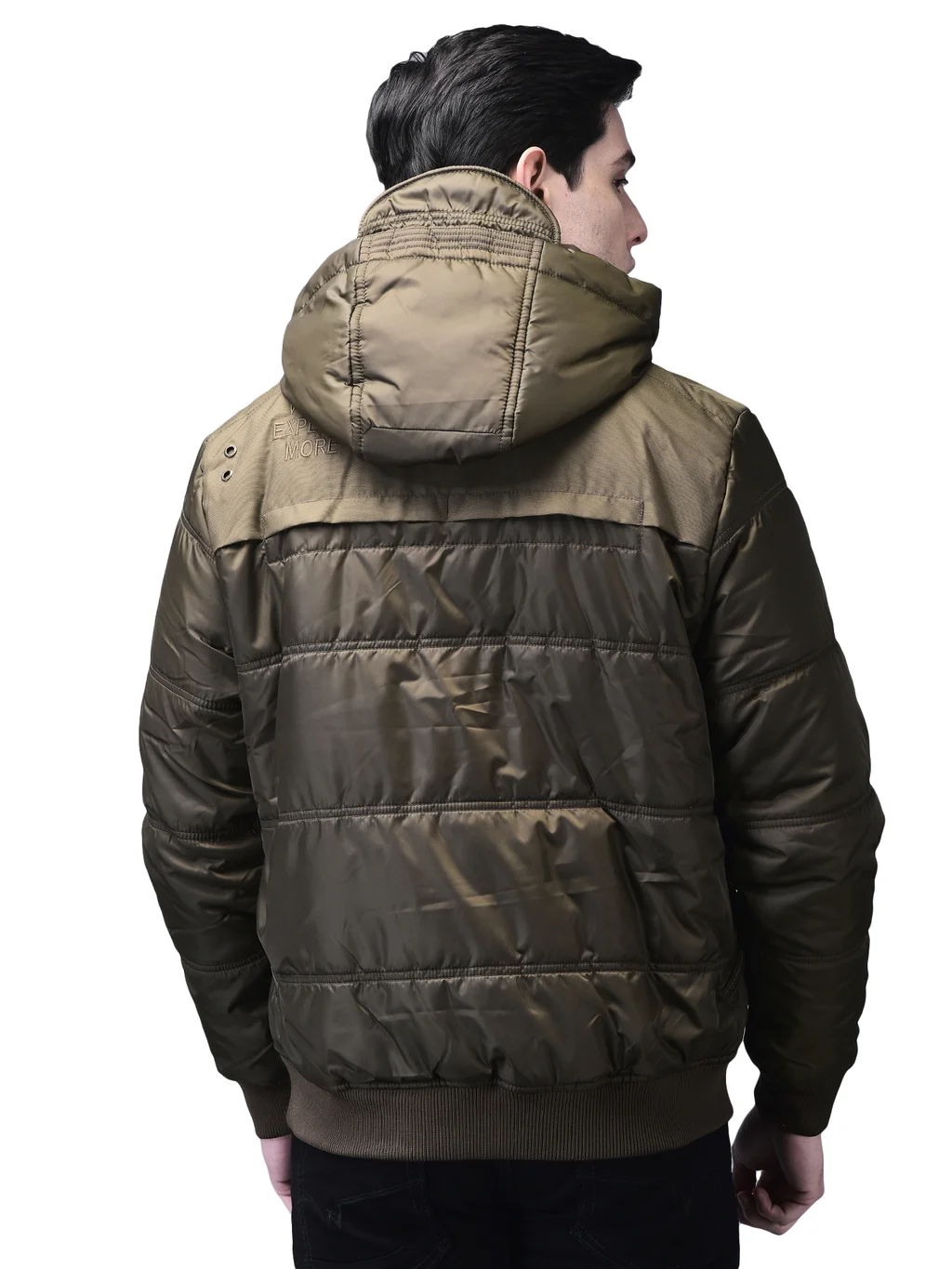 H Gold jacket for men with hood - Thumbnail 8
