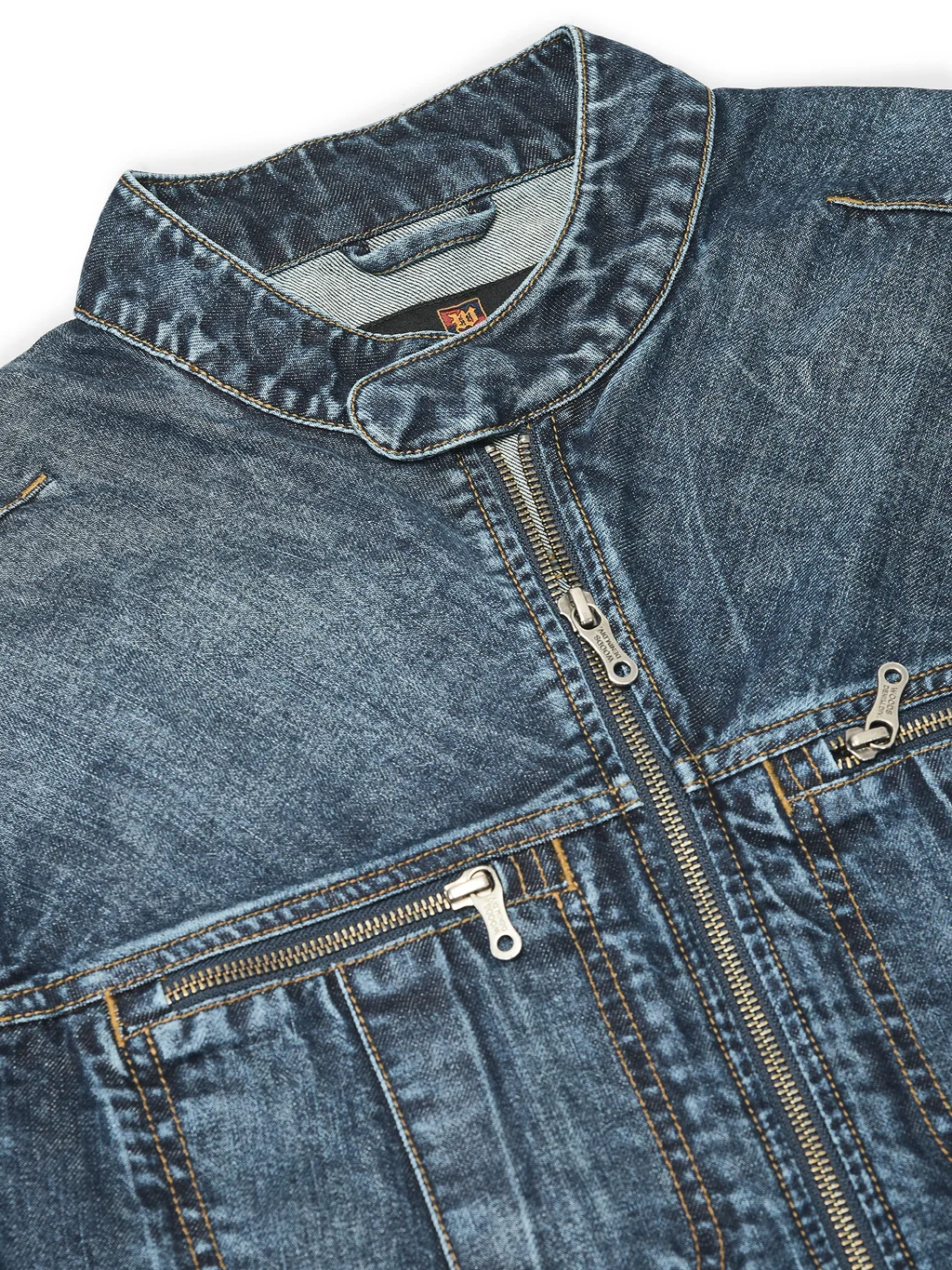 Indigo Blue FS Denim Jacket for Men Woodland Cotton - Thumbnail 5