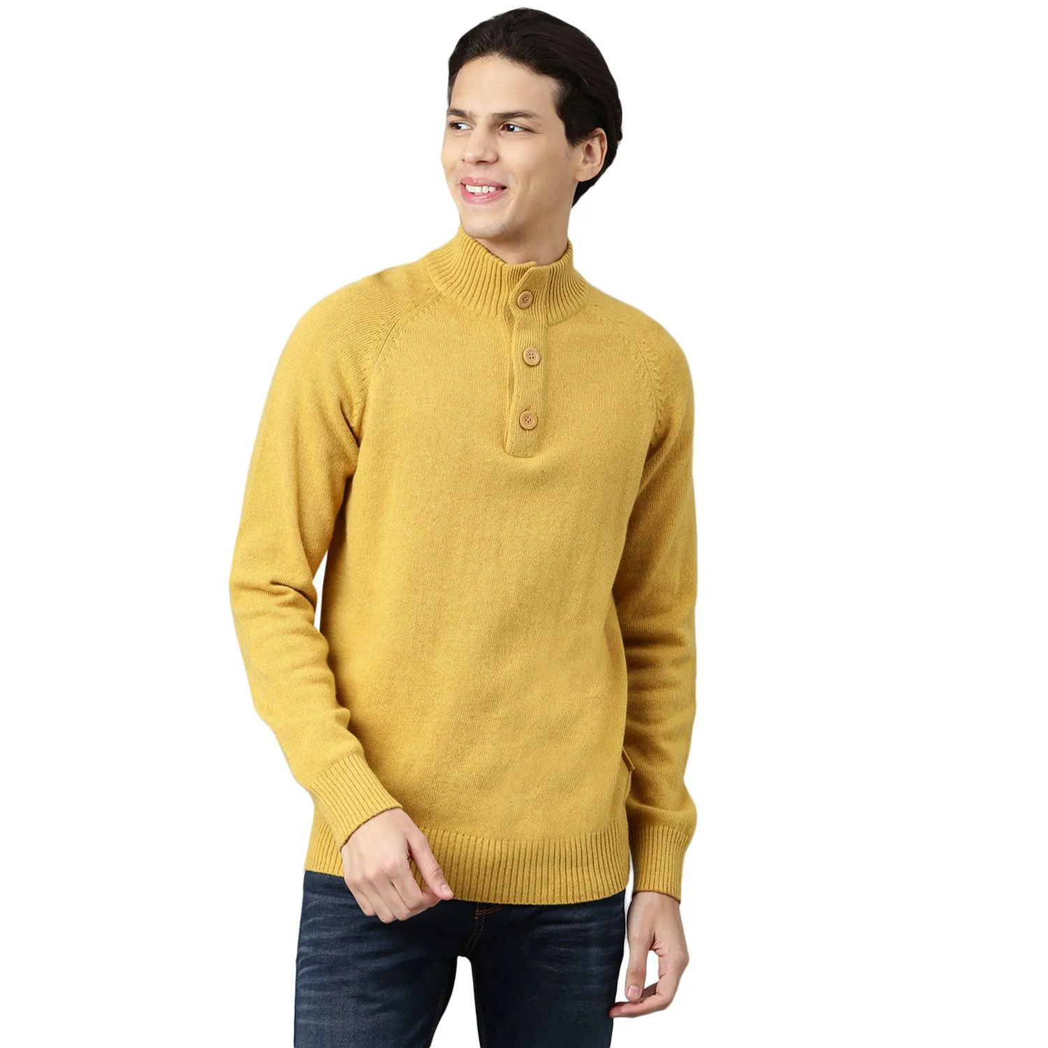Yellow Pullover for men - Thumbnail 1