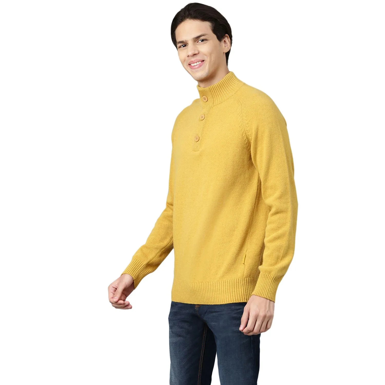 Yellow Pullover for men - Thumbnail 2