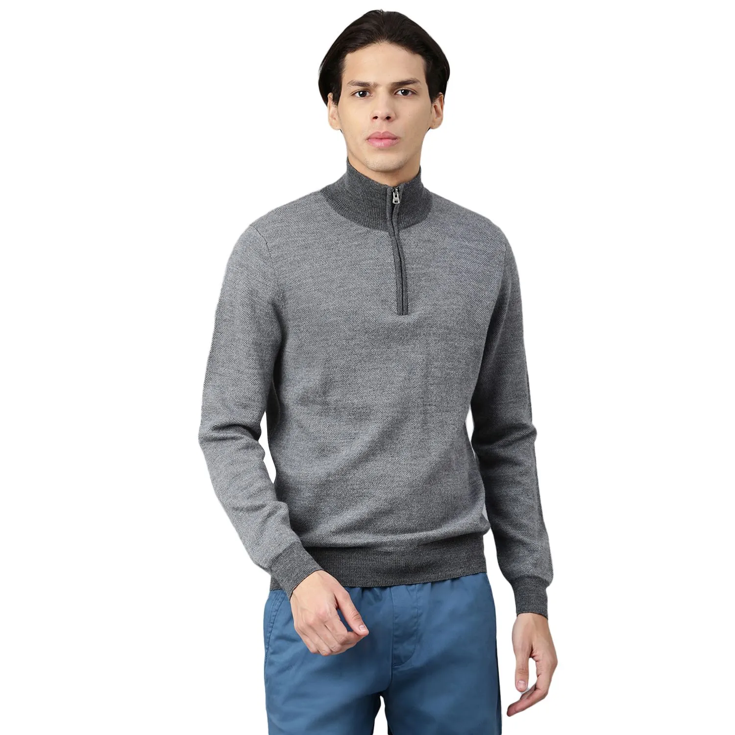 Grey Anthra pullover for men - Image 1