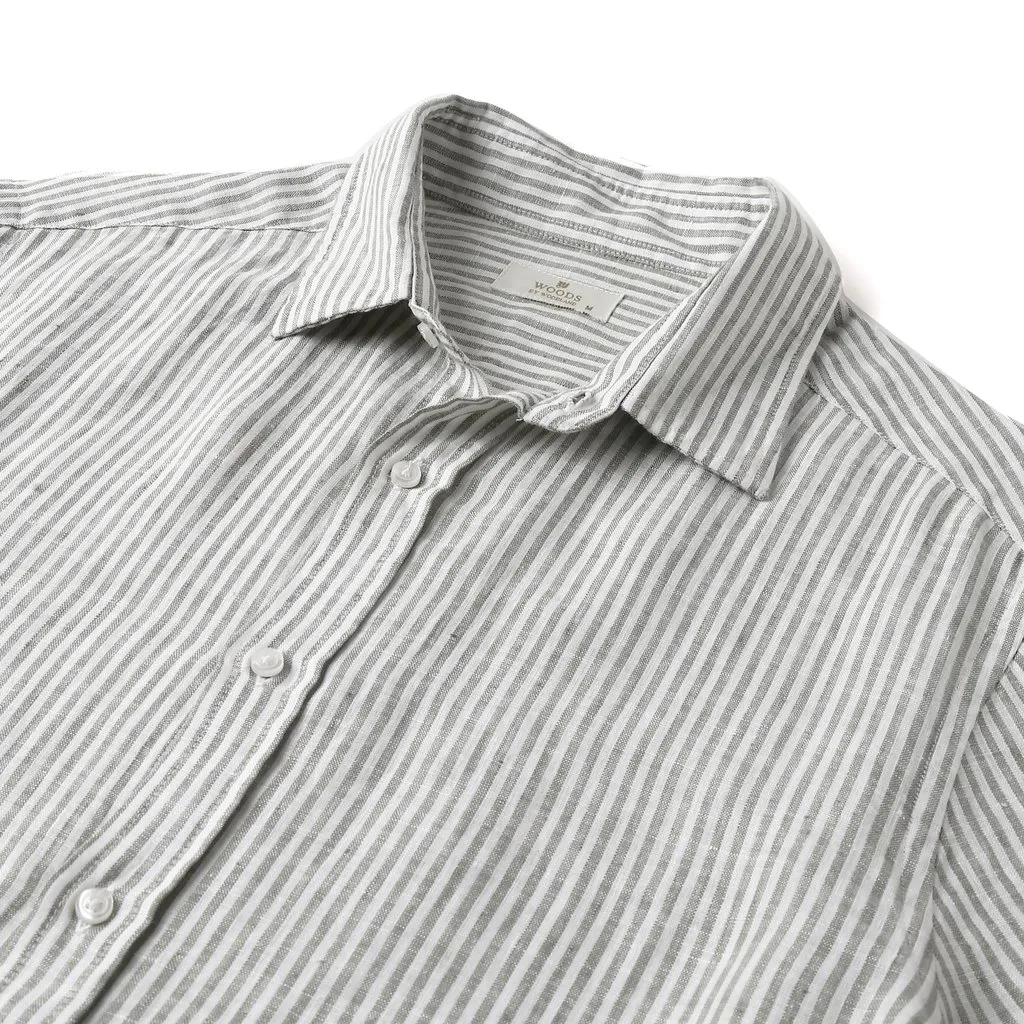 Green/White Shirt for Men - Thumbnail 5