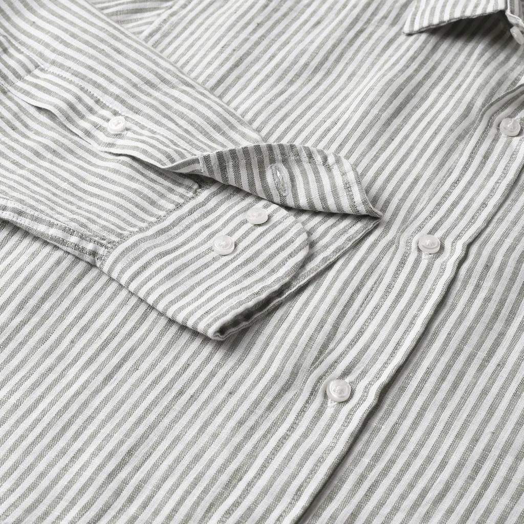 Green/White Shirt for Men - Thumbnail 6