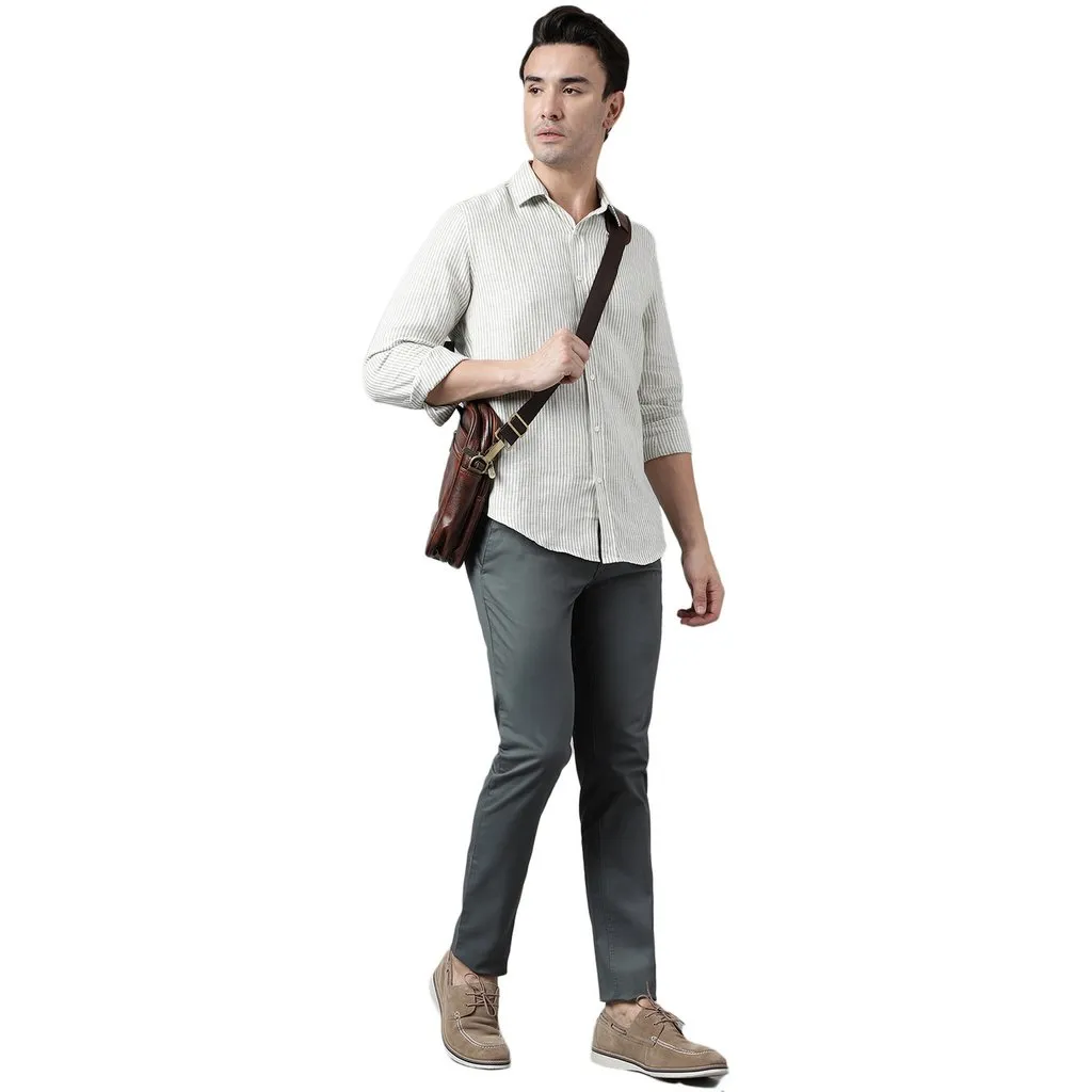 Green/White Shirt for Men - Thumbnail 8