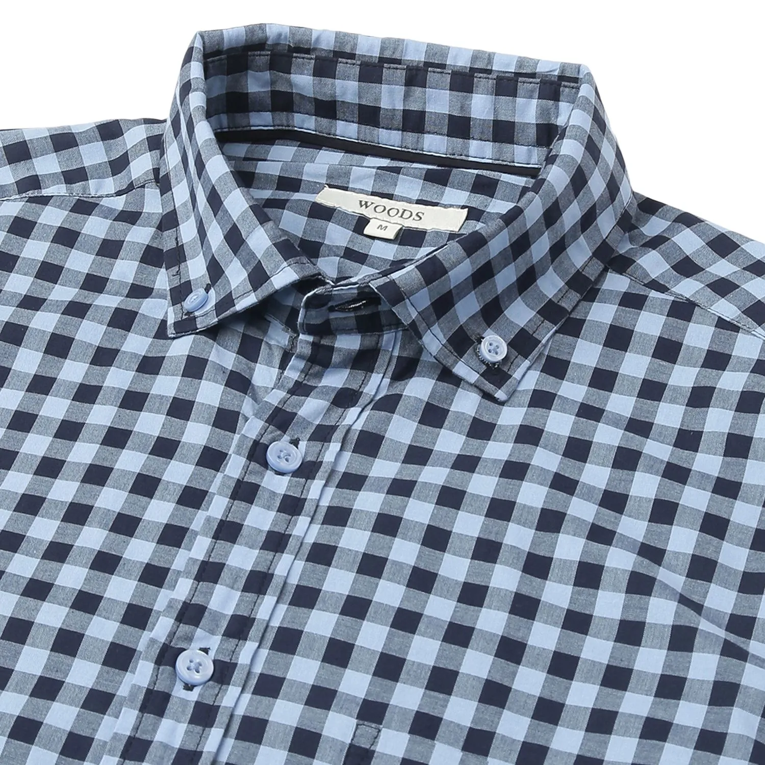 Blue/Navy Shirt for Men - Thumbnail 2