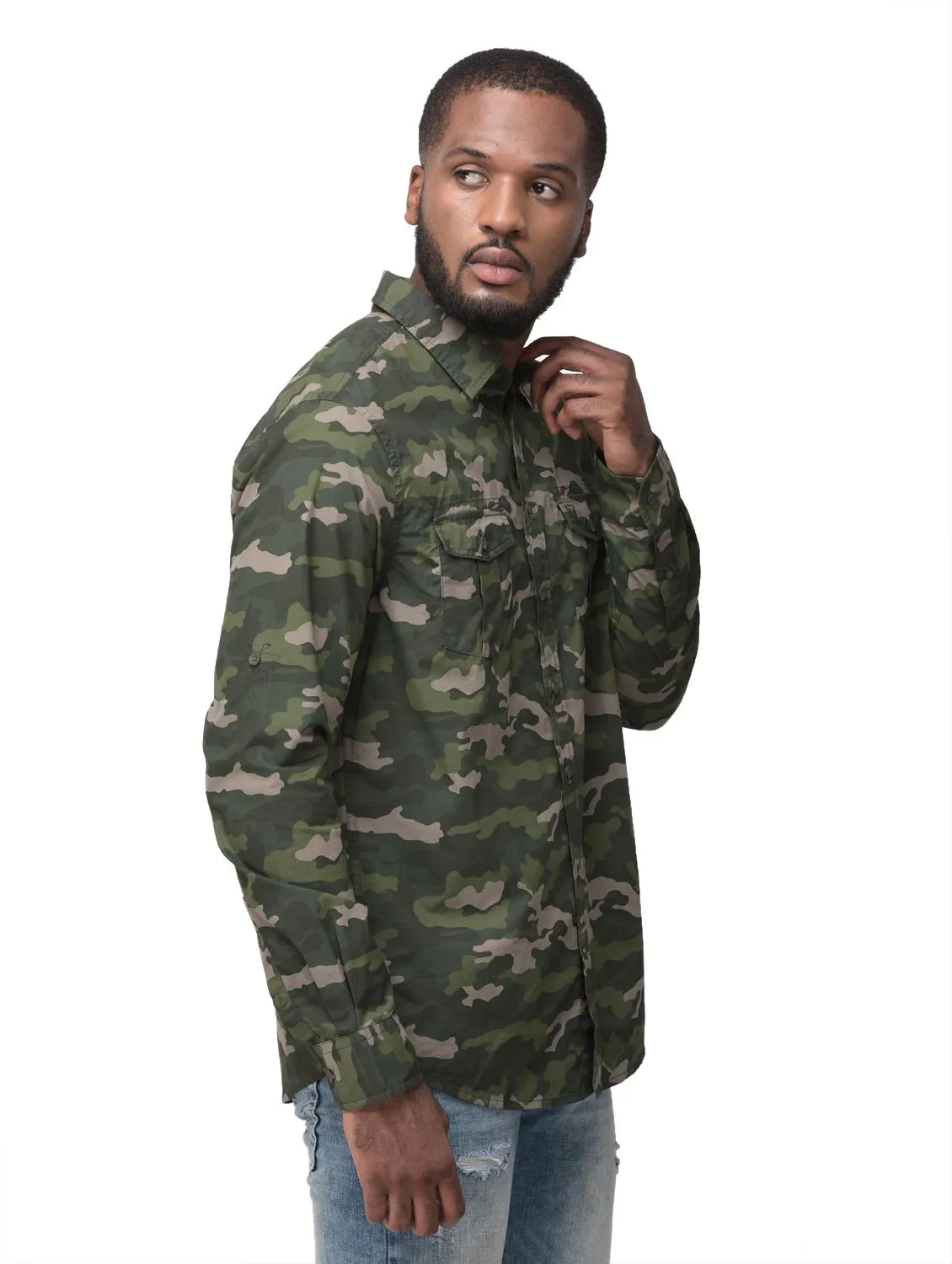 Camouflage full sleeve shirt - Thumbnail 6