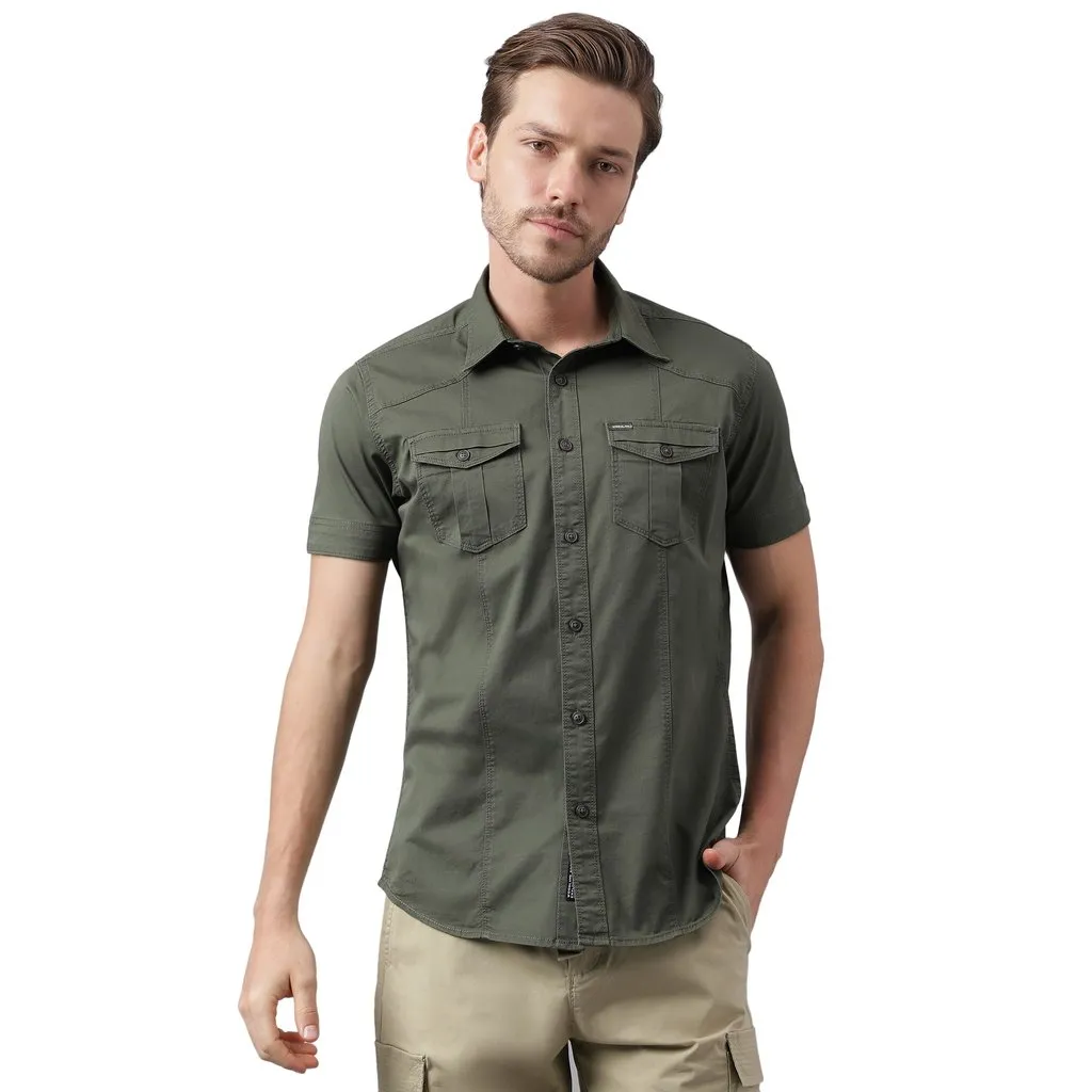 olive-short-sleeve-shirt-for-men-1