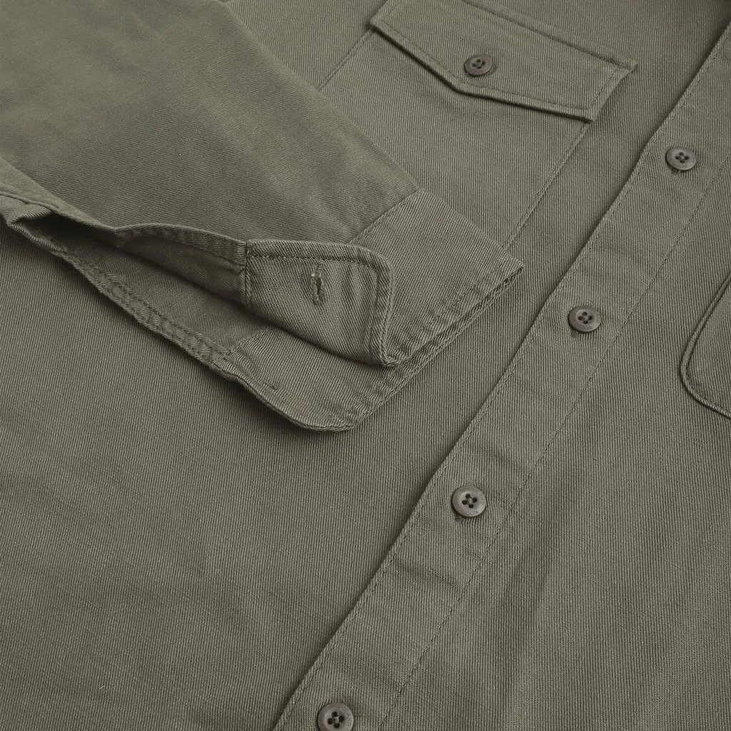 Olive Shirt for Men - Thumbnail 5