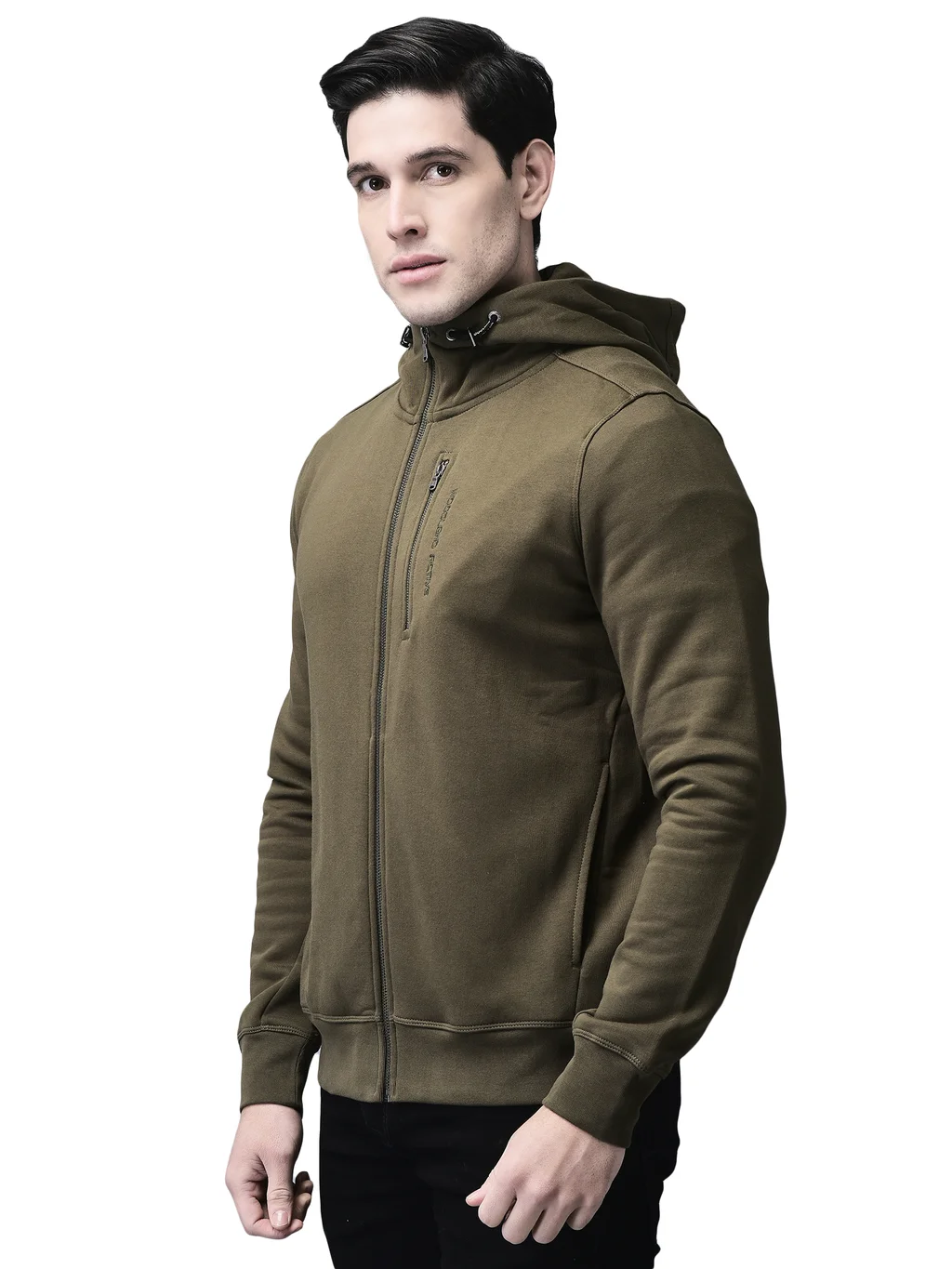 Woodland Men’s Dark Olive Sweatshirt
 - Thumbnail 2