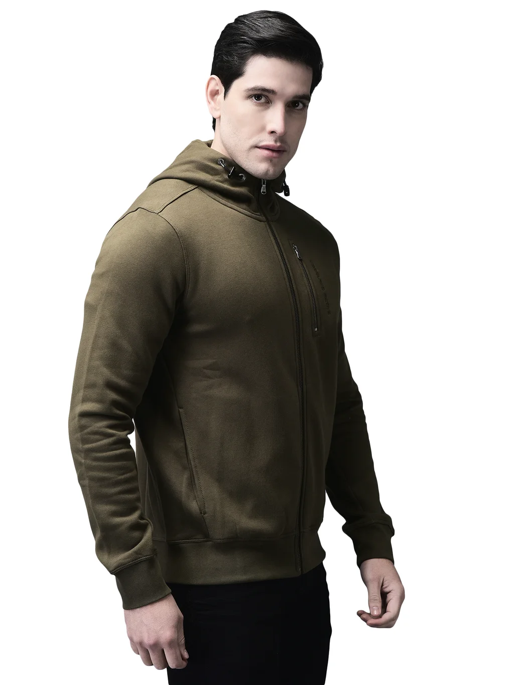 Woodland Men’s Dark Olive Sweatshirt
 - Thumbnail 3