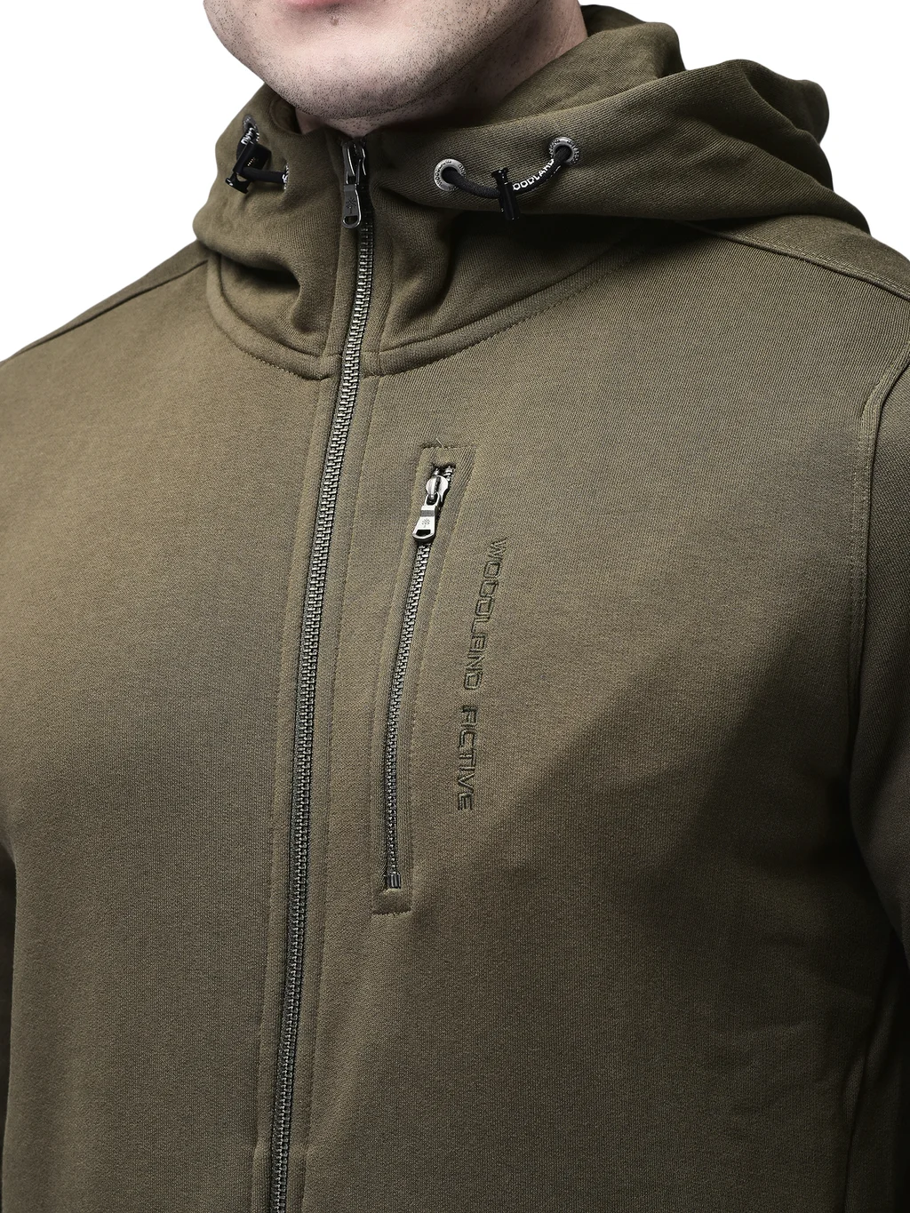 Woodland Men’s Dark Olive Sweatshirt
 - Thumbnail 4
