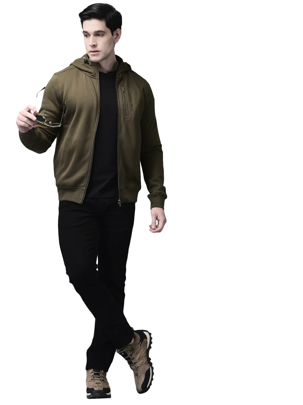 Woodland Men’s Dark Olive Sweatshirt
 - Thumbnail 7