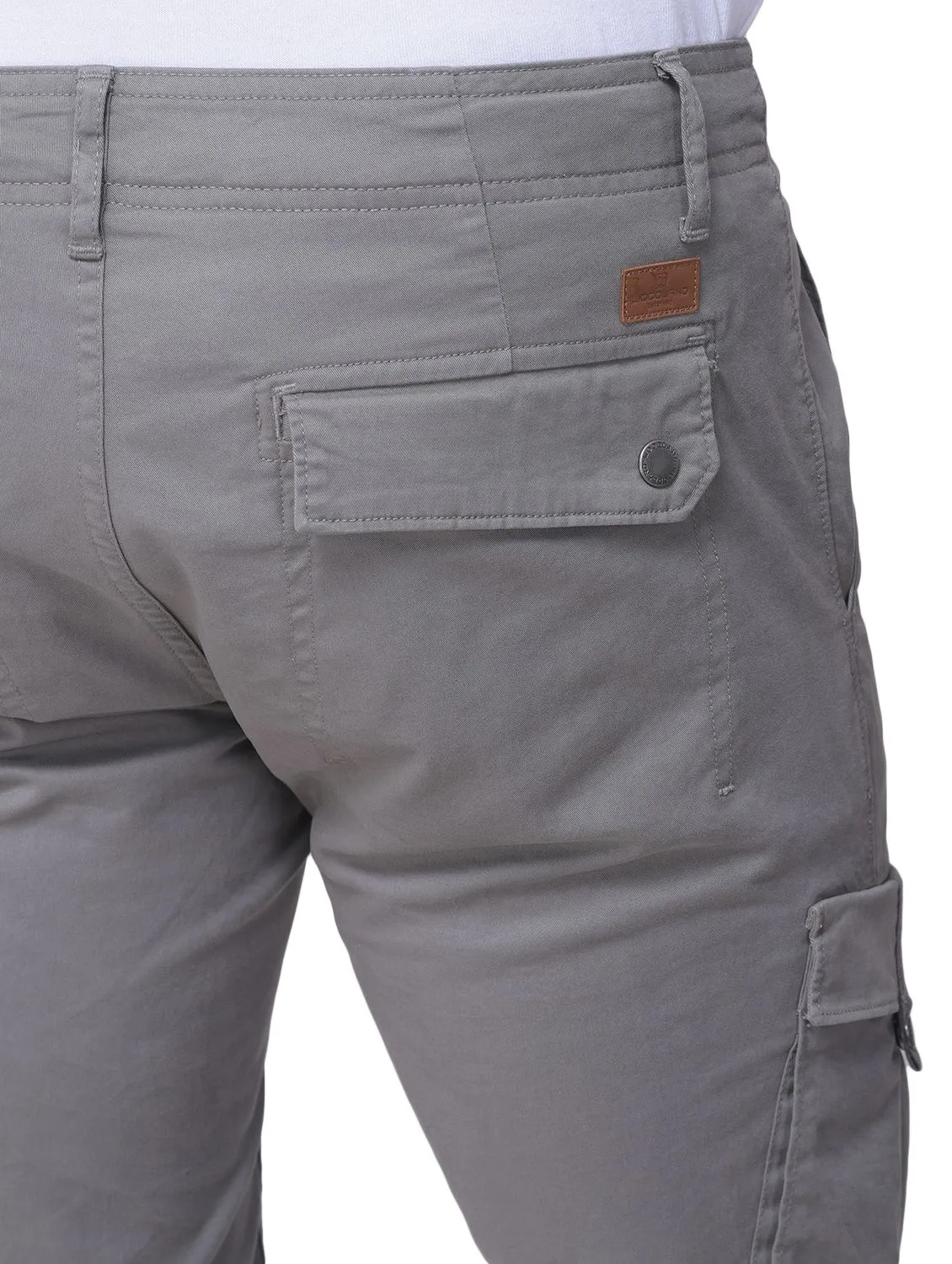 GREY cargo trousers for men - Thumbnail 6
