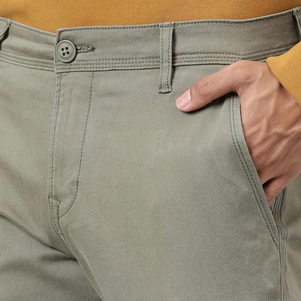 Green Cargo Pants for Men - Thumbnail 5