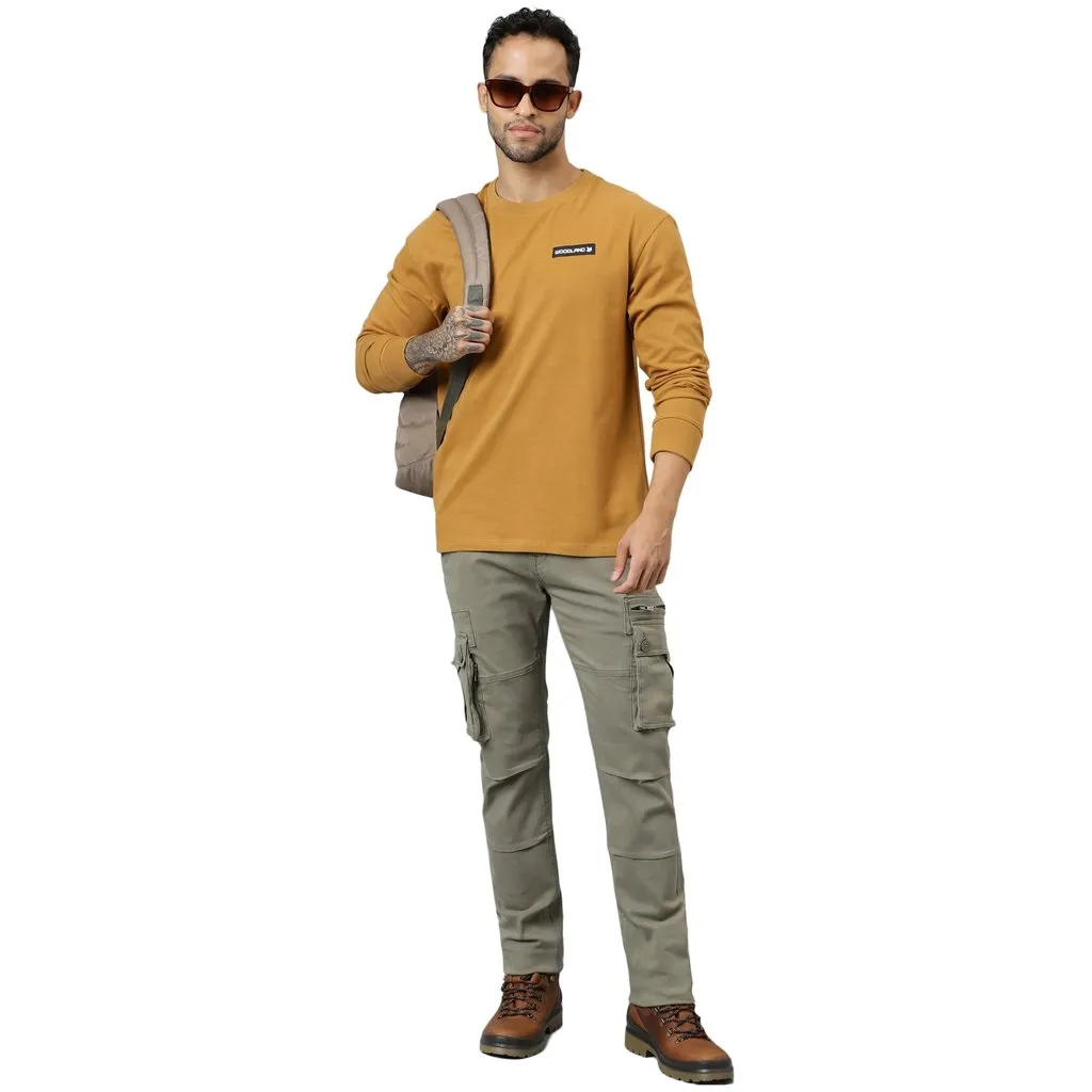 Green Cargo Pants for Men - Thumbnail 7