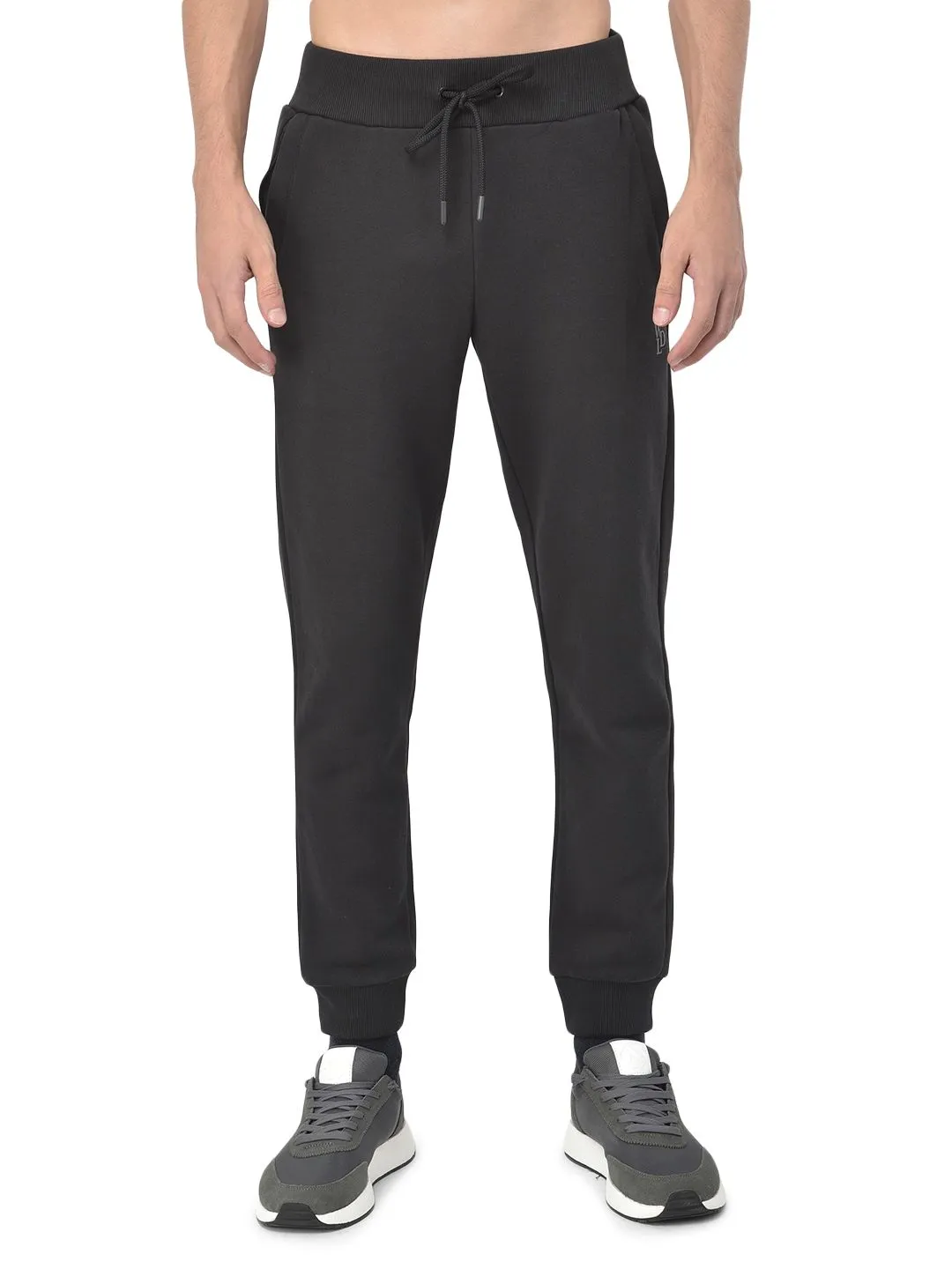 Woodland Black Track Pant - Image 1